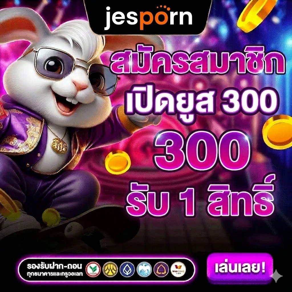 สมัครสมาชิก เปิดยูส 300